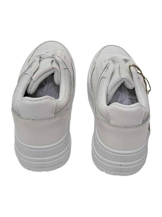Γυναικεία Flatforms Sneakers Λευκά