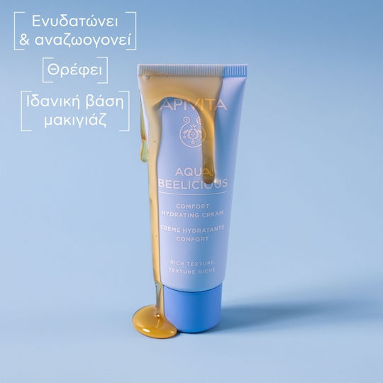 Apivita Routine Aqua Beelicious Hautpflegeset für Feuchtigkeitsspendend 3Stück