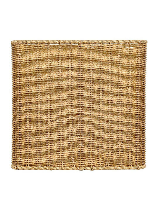 GloboStar Artificial Garden Caves Übertopf Rattan Beige 32x28x30εκ.