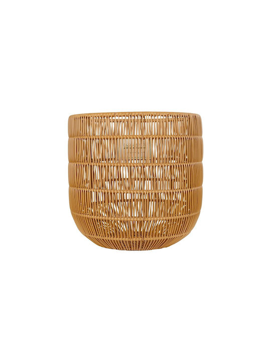 GloboStar Dakota Κασπώ Rattan Μπεζ 33x33x33εκ.