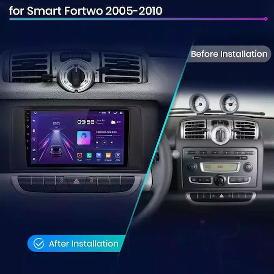 Ηχοσύστημα Αυτοκινήτου για BMW E46 1998-2005 (Bluetooth/USB/WiFi/GPS/Apple-Carplay/Android-Auto) με Οθόνη Αφής 9"