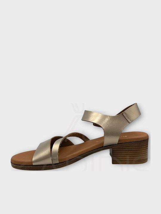 Leather Sandals Anatomic Gold