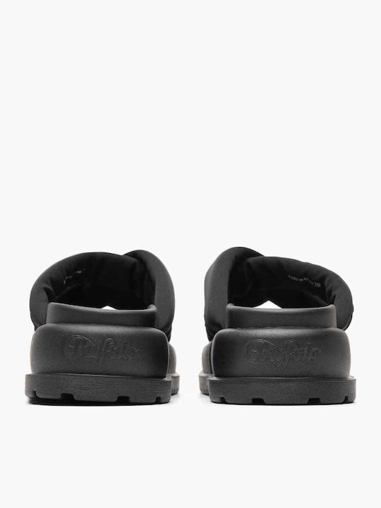Flache Sandalen für Damen Flatforms in Schwarz Farbe