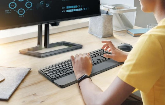 Philips SPT6607 Ασύρματο Σετ Πληκτρολόγιο & Ποντίκι Αγγλικό US