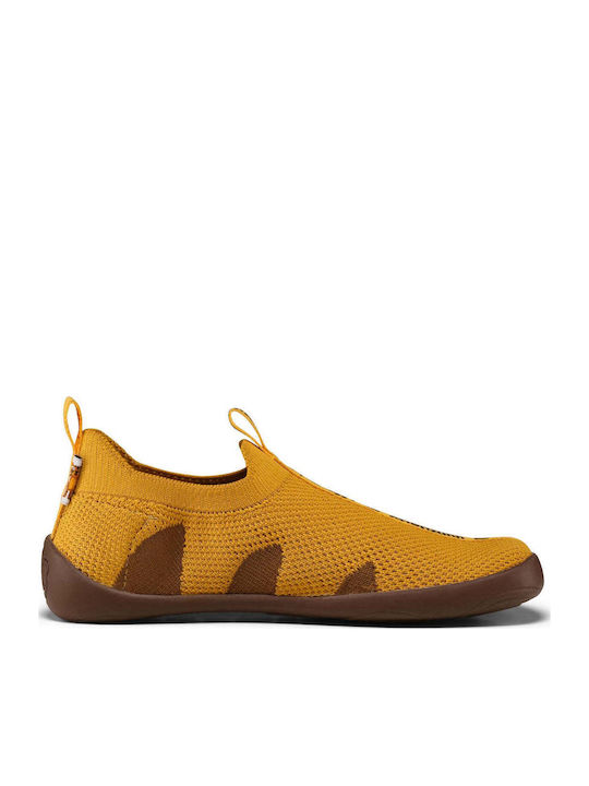 Παιδικά Sneakers Slip-on Κίτρινα