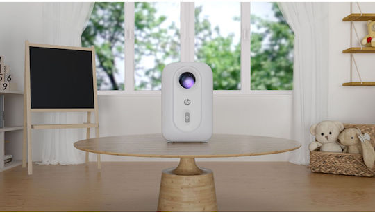 HP CP180 Projektor LCD HD LED-Lampe mit Wi-Fi und Eingebauten Lautsprechern Weiß