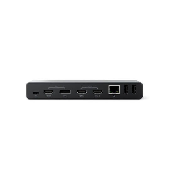 Alogic USB-C Stație de andocare cu HDMI/DisplayPort 4K PD și conexiune 4 monitoare Gri (DUCDV4)
