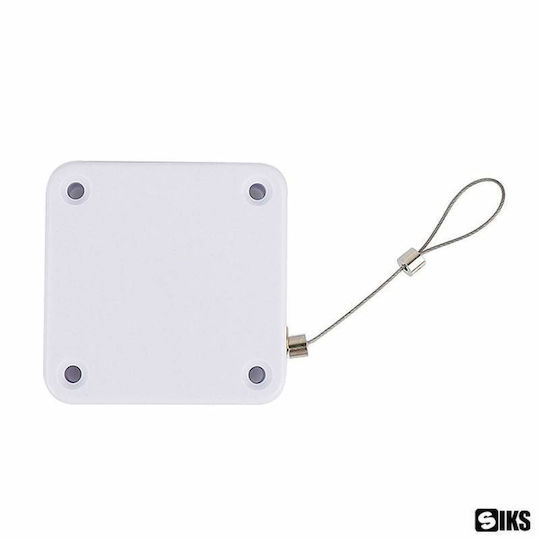 Automatic Lock Siks Steel Cable P12 Doors Windows Power 1200n White