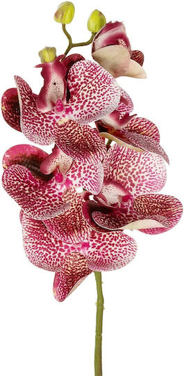 Globostar Artificial Decorative Pink Orchid Branch 21412 Y70cm