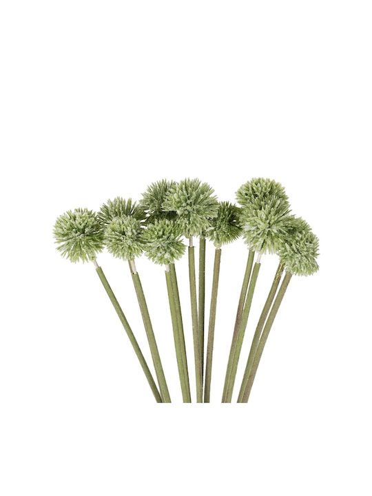 Globostar Artificial Garden Pale Green Dandelion Bouquet 21362 Artificial Decorative Dandelion Bouquet H54cm