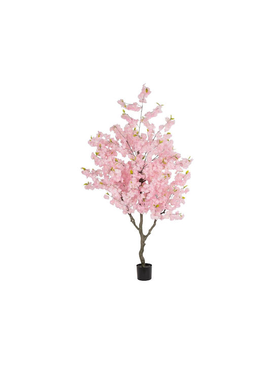 Globostar Artificial Garden Pink Cherry Blossom Tree 20678 Τεχνητό Διακοσμητικό Δέντρο Ροζ Άνθος Κερασιάς Υ200cm
