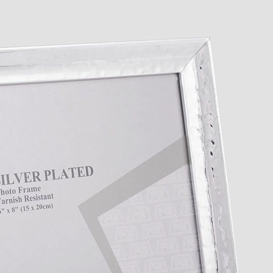 Metallic Photo Frame with Silver Frame