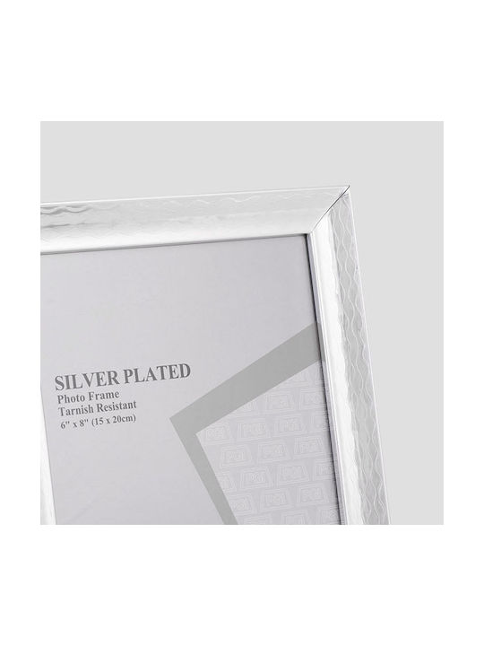 Metallic Photo Frame With Silver Frame