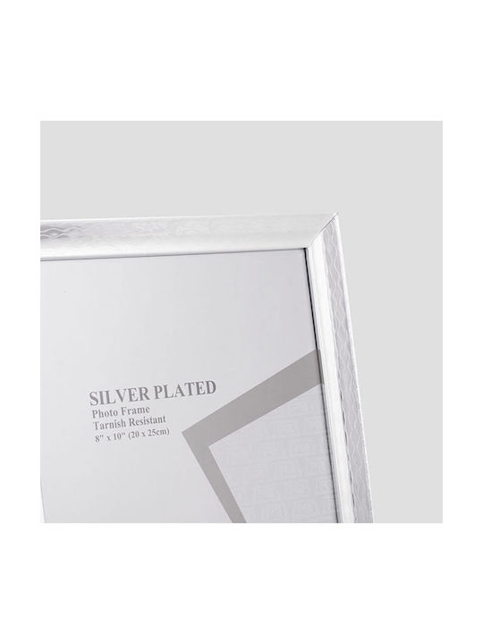 Metallic Photo Frame With Silver Frame