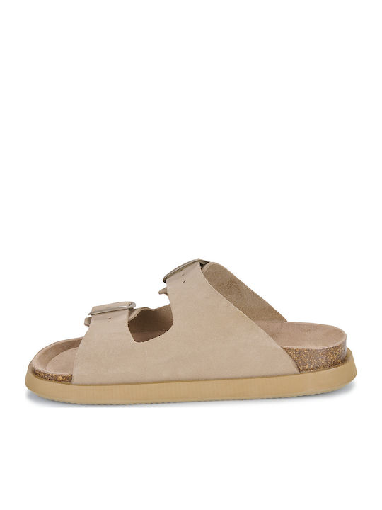 Vibe Women's Flat Sandals Brown