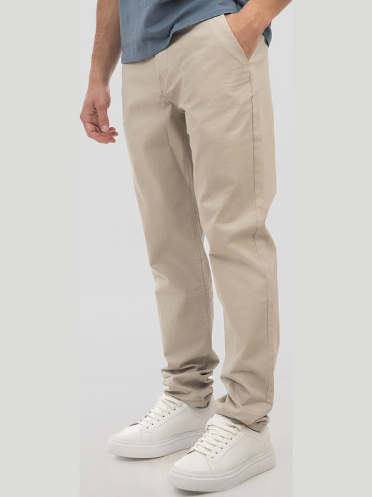 Παντελόνι Chino Ελαστικό Ice Grey