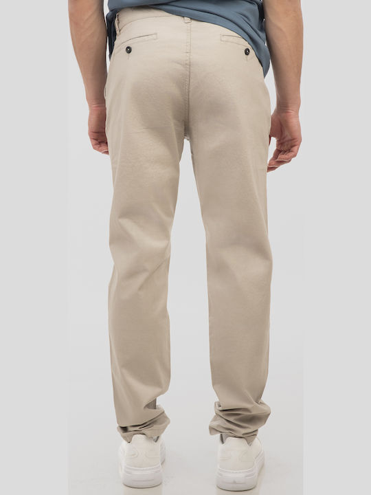 Παντελόνι Chino Ελαστικό Ice Grey
