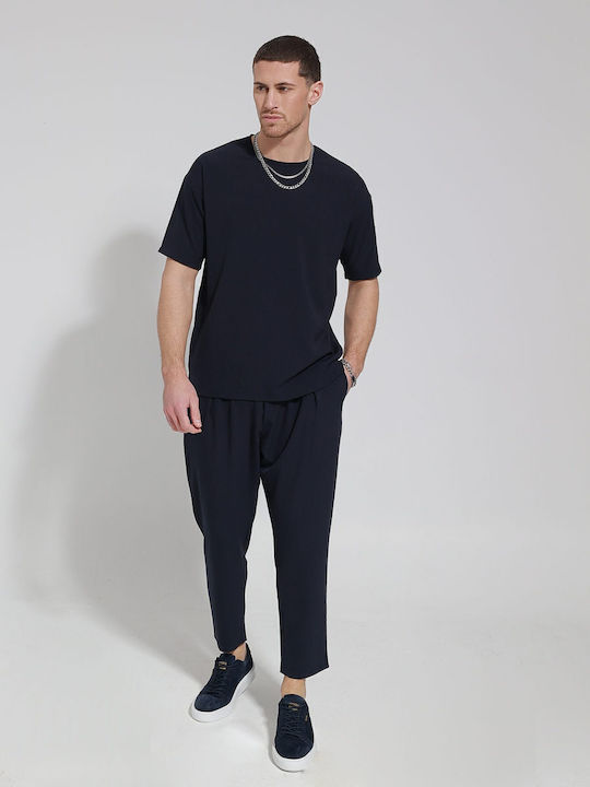 Trousers Elastic Blue