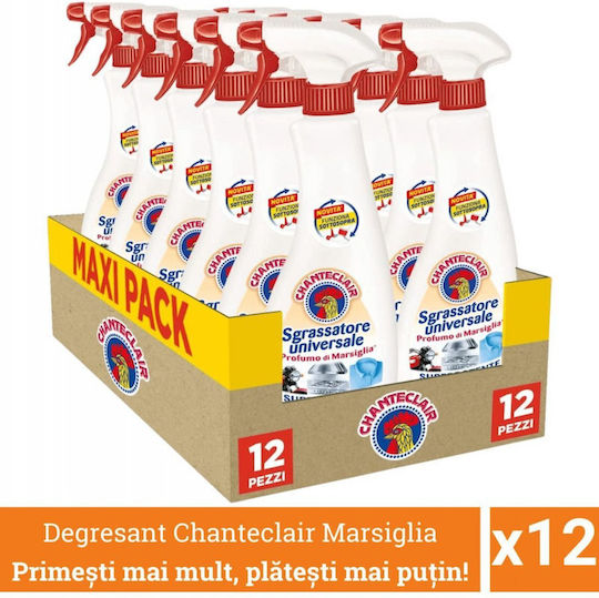 Chante Clair Spray de Curățare de Utilizare Generală cu Acțiune de Dezinfectare 12x600ml