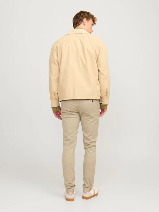 Herrenhose Chino Elastisch Schlank Passform Crockery