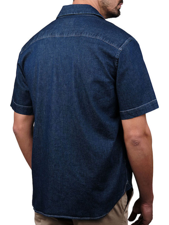 Short-sleeved Shirt Blue