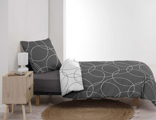 Douceur d'Intérieur Подредба Единичен 140x200 Elton Сив Douceur d'Intérieur Подредба Единичен 140x200 Elton Сив