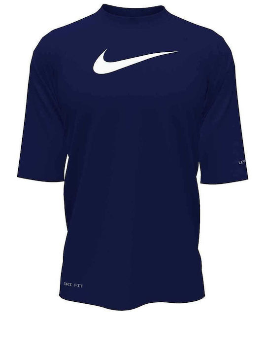Nike Hydroguard Παιδικό Μαγιό Μπλούζα Μπλε