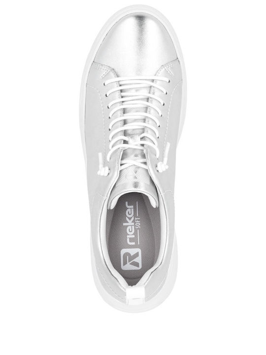 Damen Anatomisch Sneakers Silber