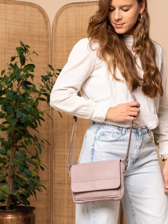 Leather Women's Bag Shoulder Lilac