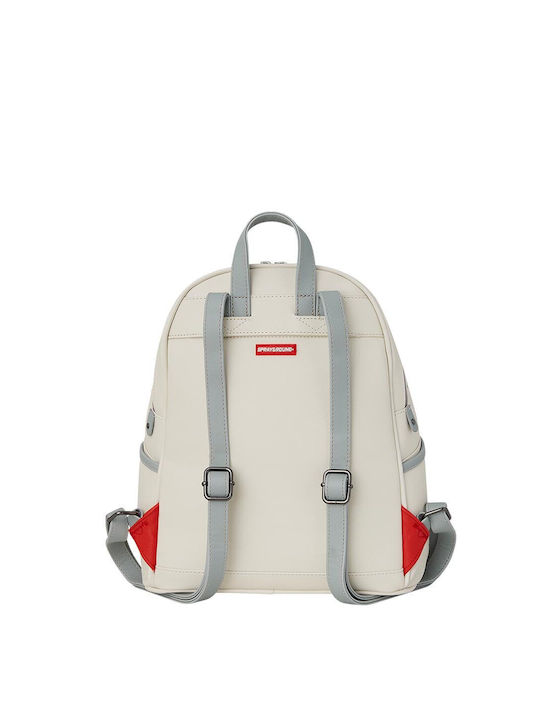 Sprayground School Bag Backpack Junior High-High School Beige with Water Bottle Holder