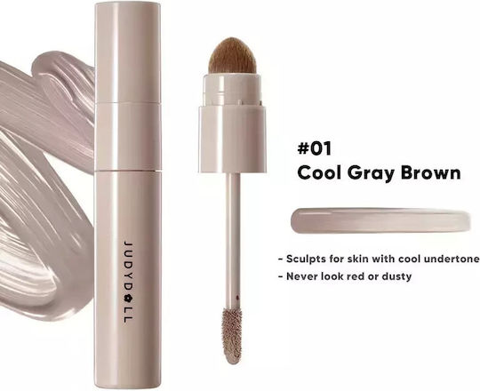 Liquid Liner Highlighter Face Judydoll Cool Gray Brown 4.5g