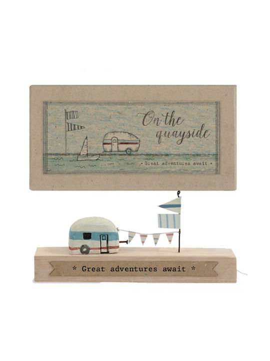 Synchronia Διακοσμητική Μινιατούρα Ξύλινη 11x2x5cm Synchronia Διακοσμητική Μινιατούρα Ξύλινη 11x2x5cm