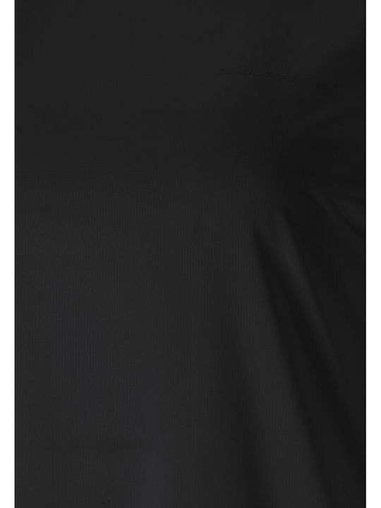 Damen T-Shirt Schnell trocknend Black