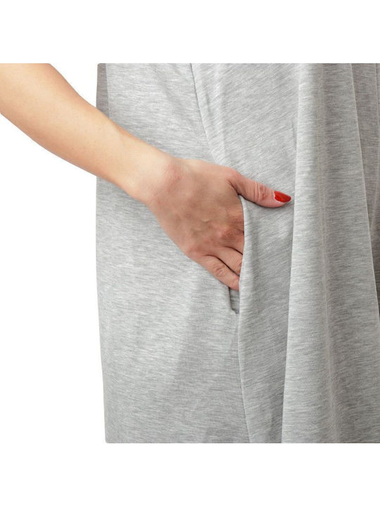 Women's Sleeveless One-piece Suit Grey