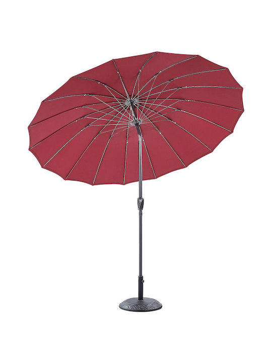 Umbrelă Rotundă Din Aluminiu Roșie Φ2.55m