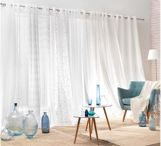 Douceur d'Intérieur με Τρουκς Λευκή 140x240εκ. Douceur d'Intérieur με Τρουκς Λευκή 140x240εκ.