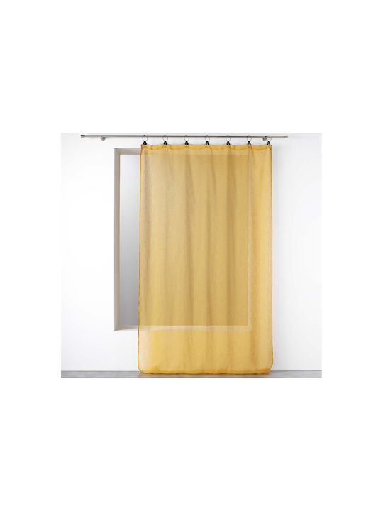Douceur d'Intérieur Curtain with Grommet Yellow 140x240cm