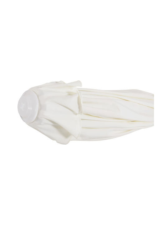 Umbrelă Profesională Rotundă Din Aluminiu Ecru Φ3xÎ2,5m