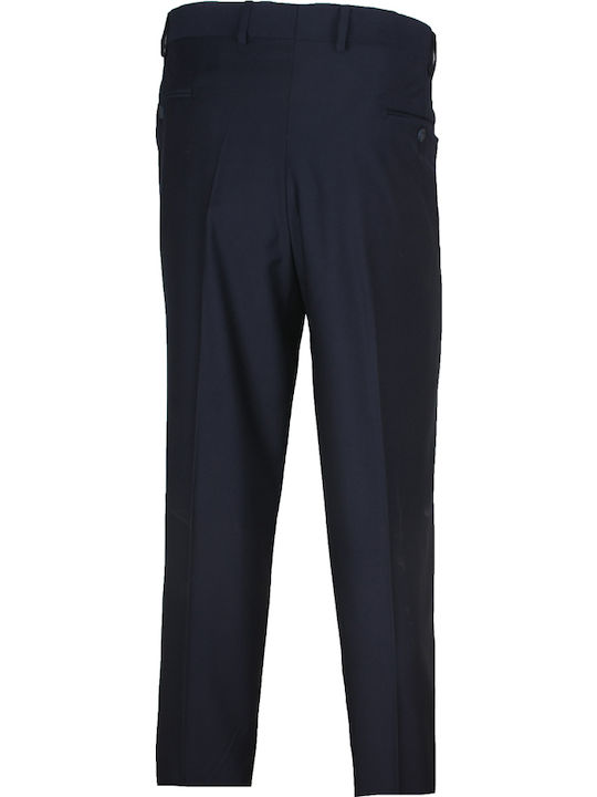 Men's Suit with Vest Regular Fit Blue