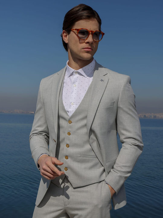 Men's Suit with Vest Elephant