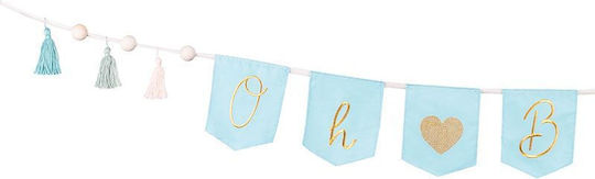 PartyDeco Oh Baby Flaggen Buchstaben 3cm