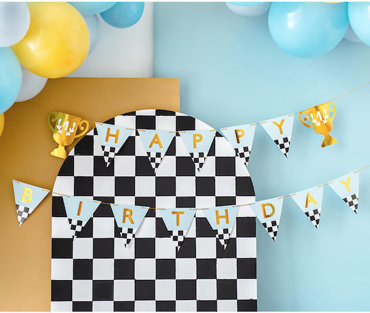 PartyDeco Happy Birthday Γιρλάντα για Party 250εκ.