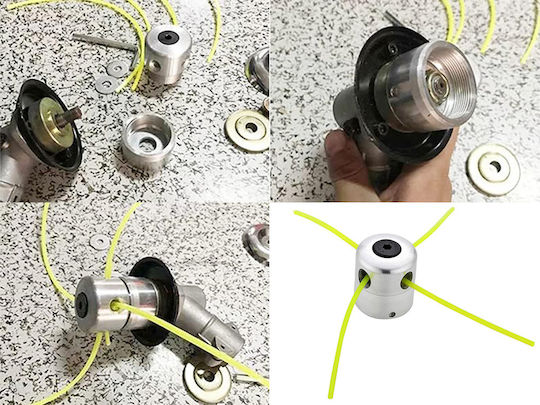 Capac Tambur din Aluminiu pentru Tuns Iarbă și Mașini de Tuns Gazon pe Benzină 5.3 X 4.4 Cm Argintiu