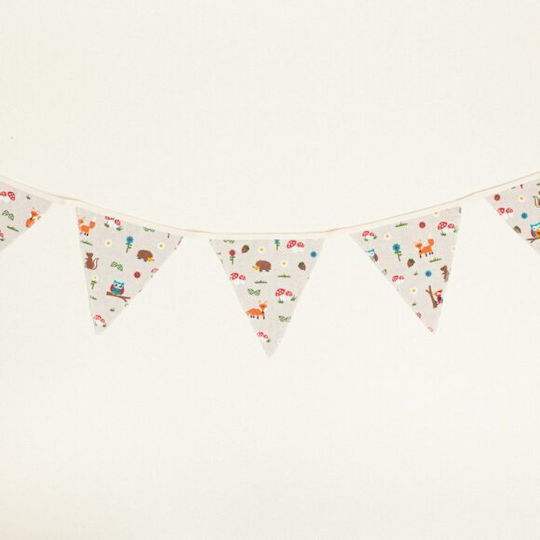 Decoration Banners 20 X 18 X 260 Cm Forest Animals Beauty Home