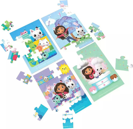 Lemnos Puzzle pentru Copii 24buc Gabby's Dollhouse