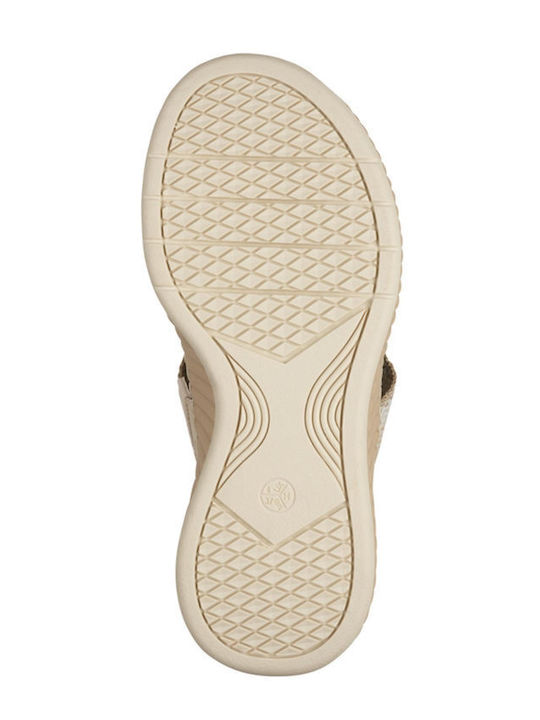 Anatomic Women's Fabric Platform Shoes Beige