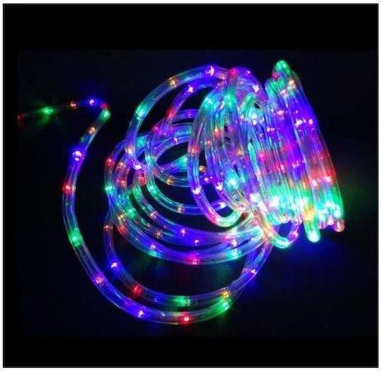 Φωτοσωλήνας 5050 Λαμπάκια 220V RGB με Προγράμματα 10m IP67