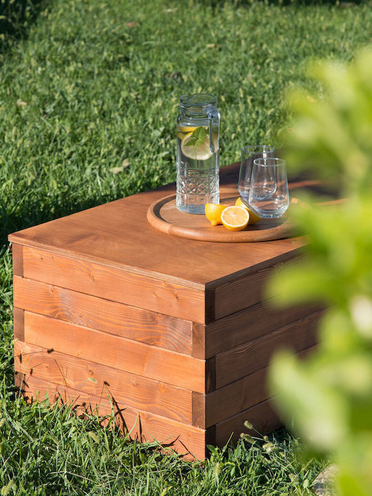 Woodware Μπαоуло Аутдор Сторидж Бокс Дърво Кафяв М110xП45xУ40бр