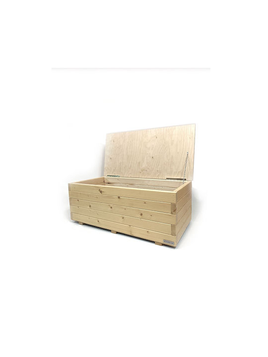 Woodware Μπαούλο Αποθήκευσης Εξωτερικού Χώρου 71.0304 Ξύλινο Μ100xΠ50xΥ40εκ.
