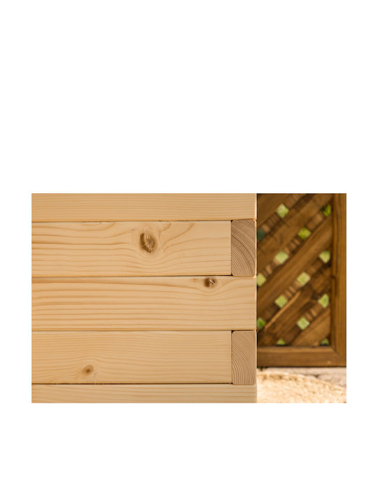 Woodware Μπαούλο Αποθήκευσης Εξωτερικού Χώρου 71.0304 Ξύλινο Μ100xΠ50xΥ40εκ.